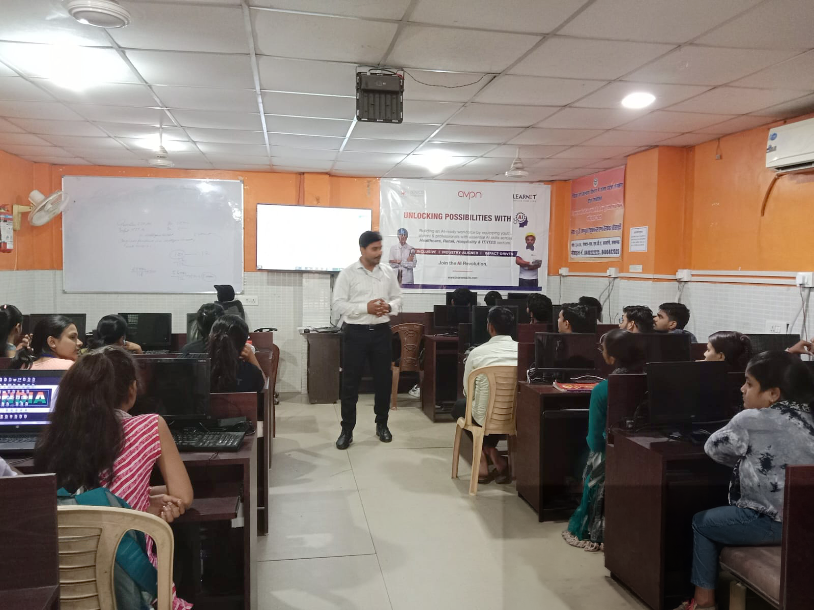 Students in classroom