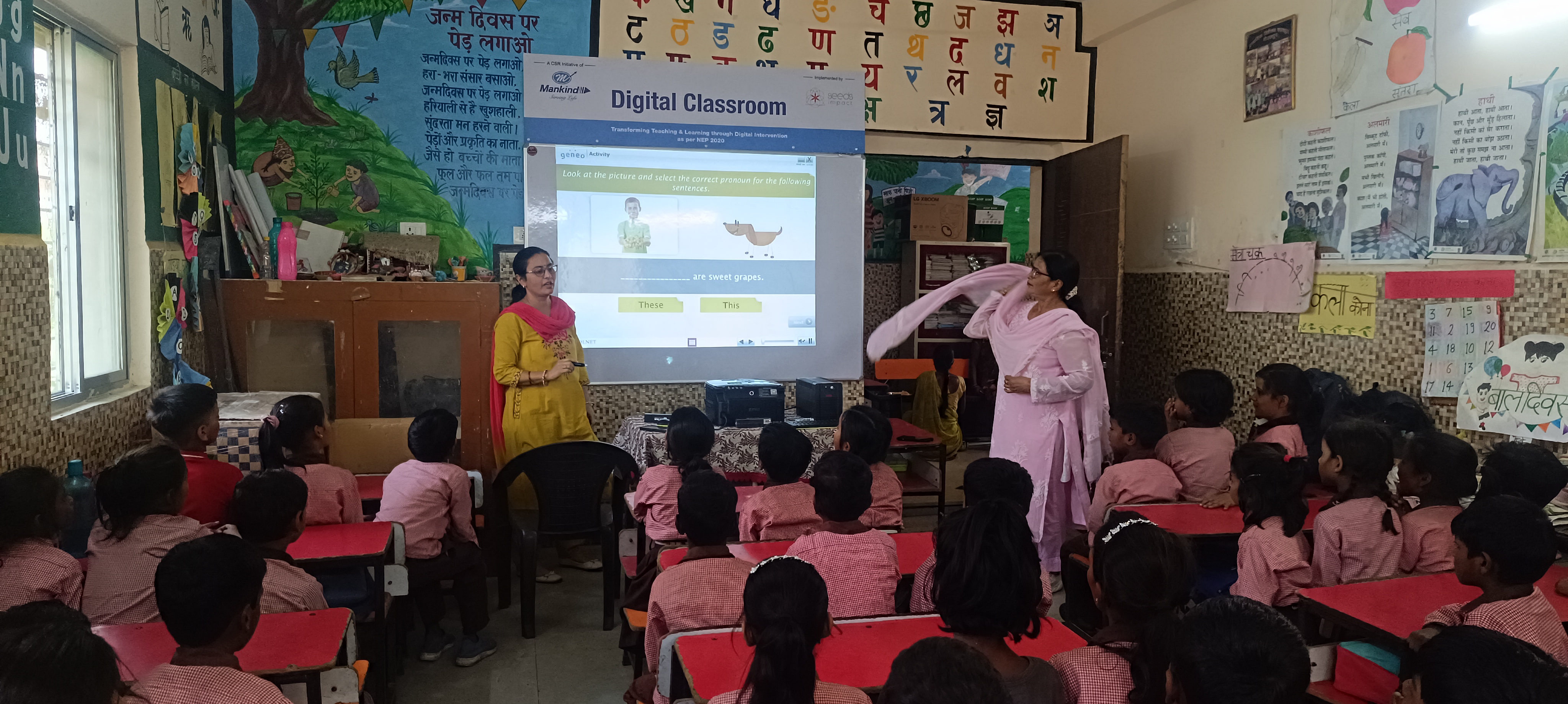 Students in classroom